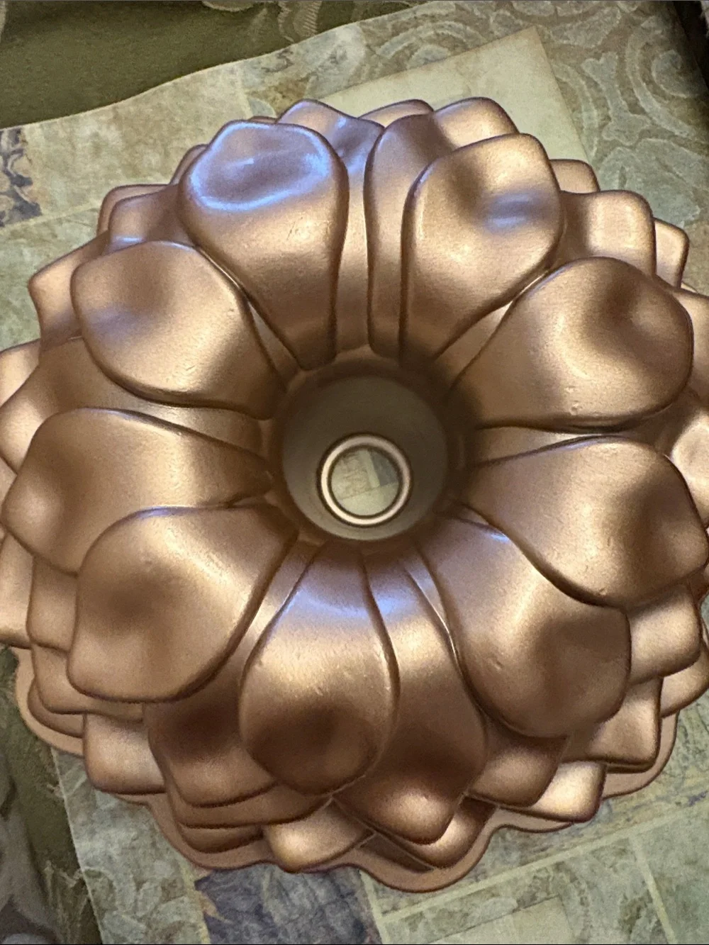 Nordic Ware Martha Stewart Collection  Blossom Rose Gold Bundt Pan